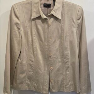 Axcess Liz Claiborne Vintage Women Cream Jacket Size 12
